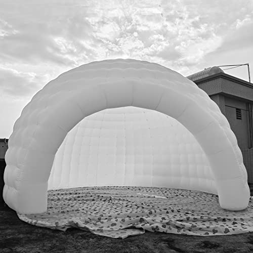 Inflatable Dome Tent with LED Light and Air Blower k7p