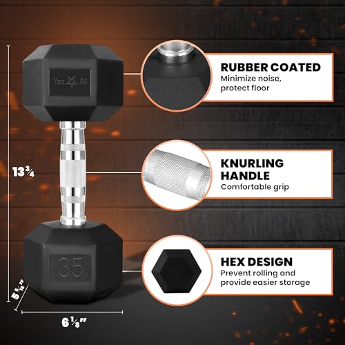 Chrome Hex Dumbbells 5-50 LBS Single a7