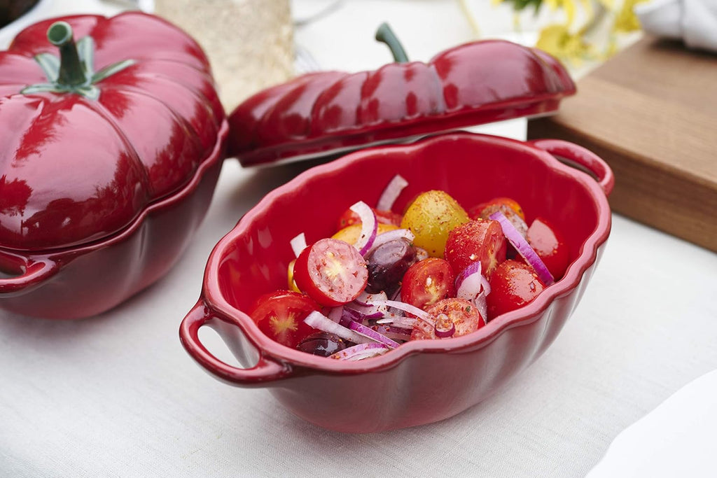 Tomato Casserole Enamelled Ceramic 7k