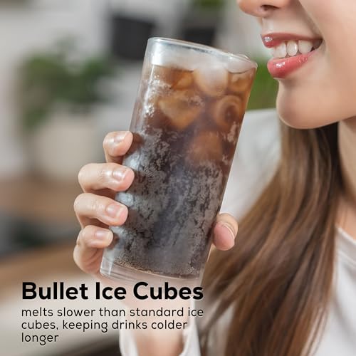Electric Countertop Ice Maker Machine Portable 33lbs 24h Stainless Steel A7