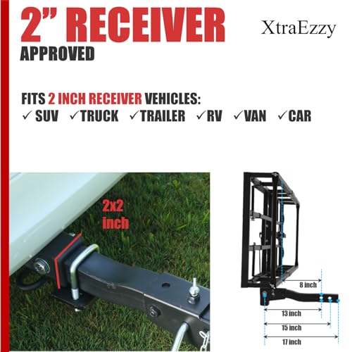 Bike Rack for 2 Ebikes, Heavy-Duty, 2" Receiver A7k