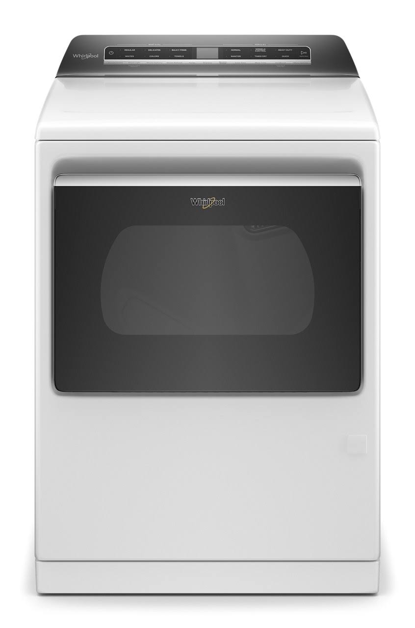 Whirlpool WGD7120HW 7.4 Cu. ft. Smart Capable Top Load Gas Dryer White