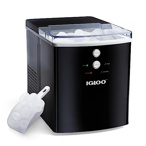 Electric Countertop Ice Maker Machine Portable 33lbs 24h Stainless Steel A7