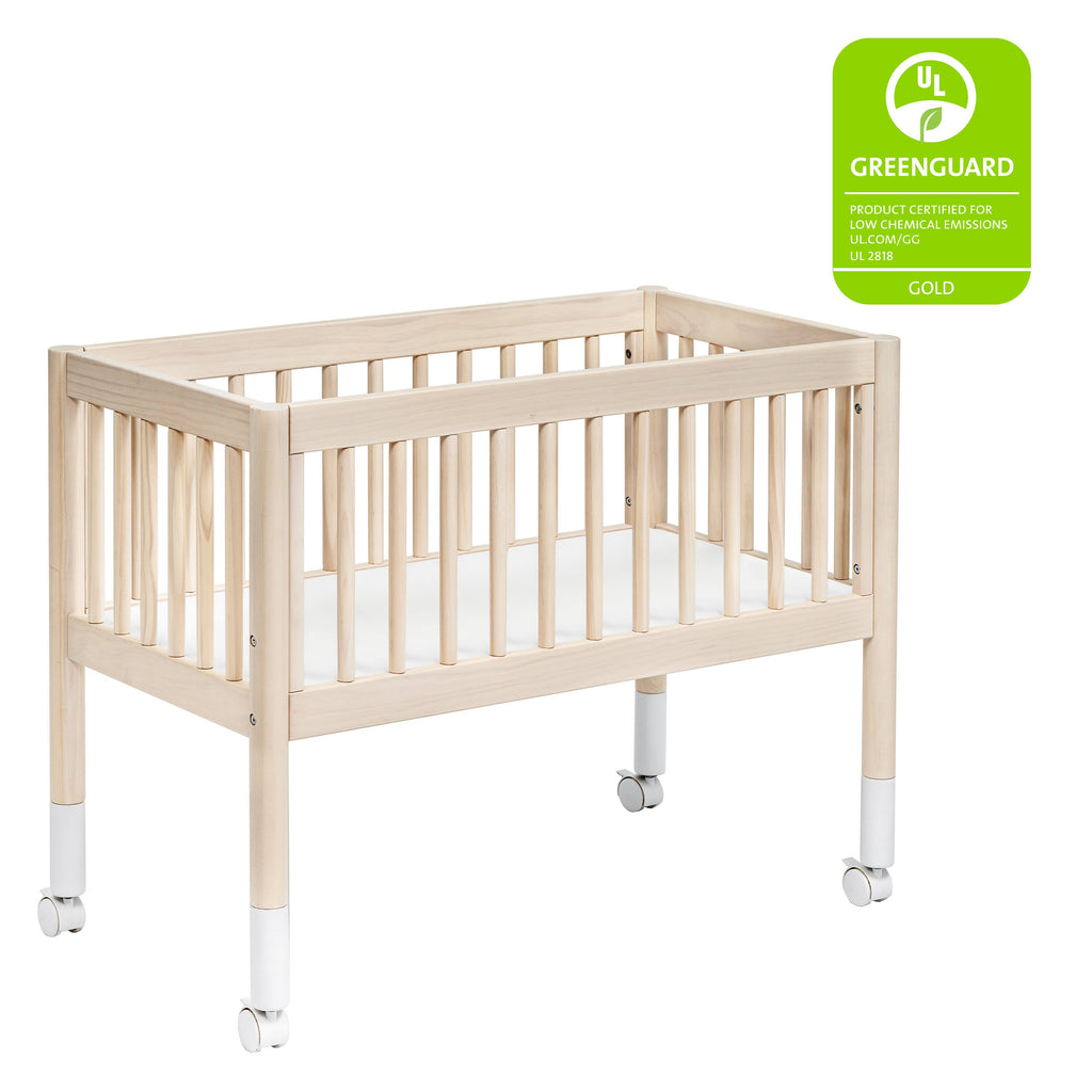 Portable Bassinet White Washed Natural k7