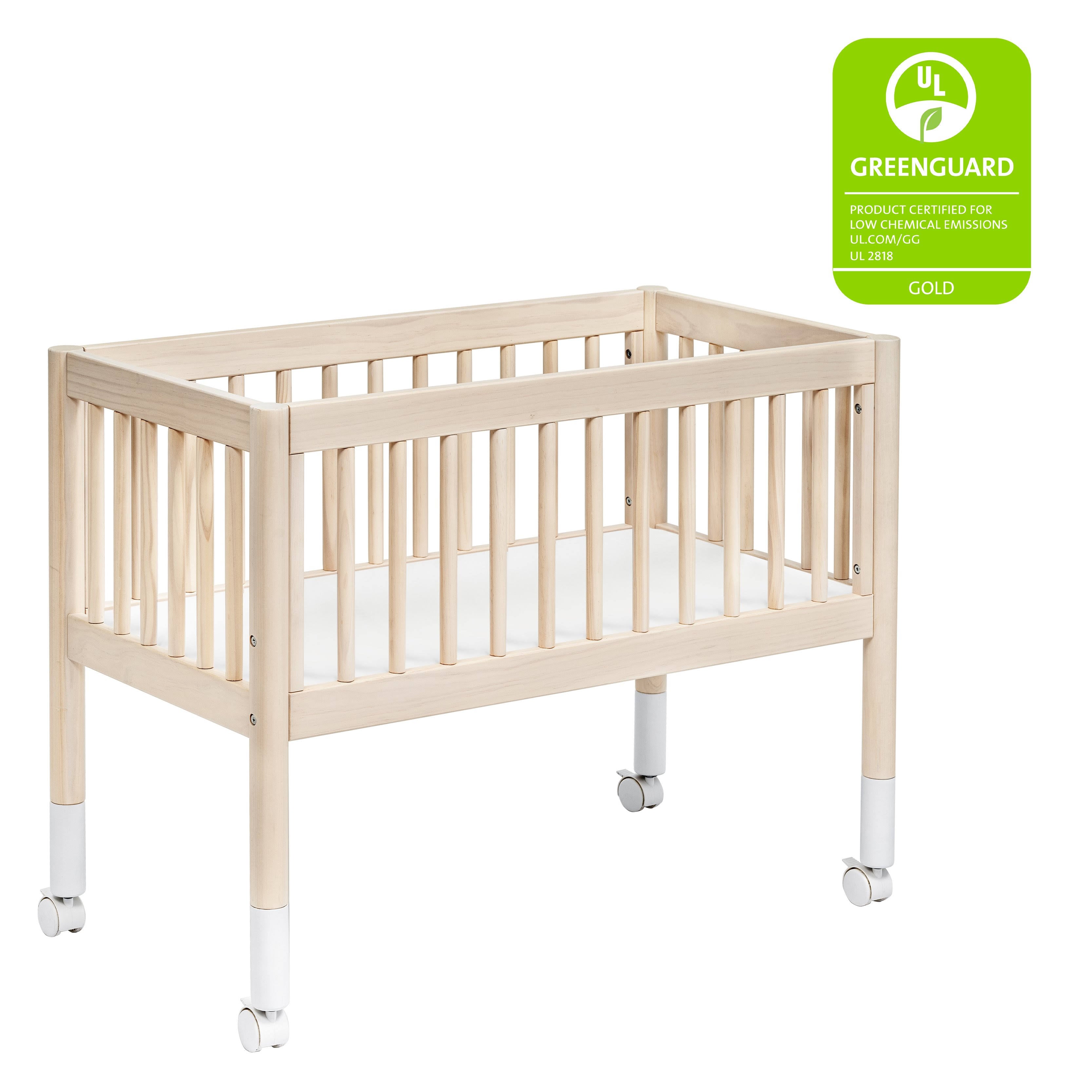 Portable Bassinet White Washed Natural k7