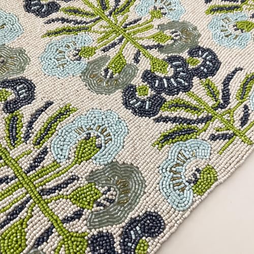 Beaded Table Runner 13x36 Multicolour H7q