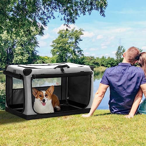 Dog Crate 26 Inch Indoor Portable Kennel a7