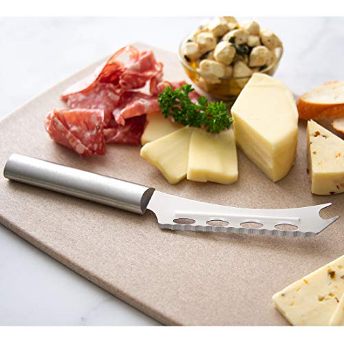 Knife Gift Set Stainless Steel Blades, 7-Piece Silver Handle q7