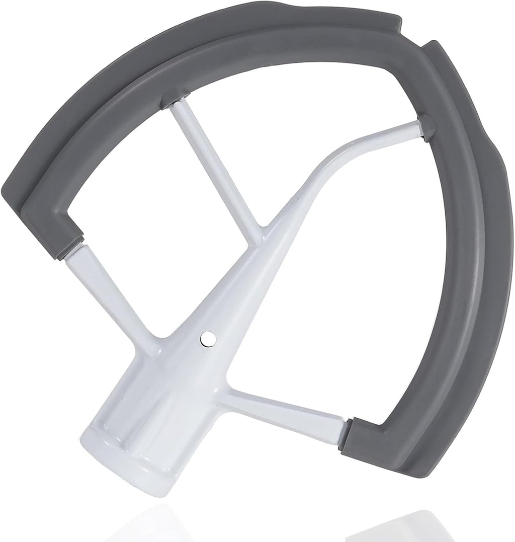 6QT Flex Edge Beater for KitchenAid Bowl-Lift Stand Mixer,6 Quart Flat Beater Paddle with Flexible Silicone Edge Bowl Scraper