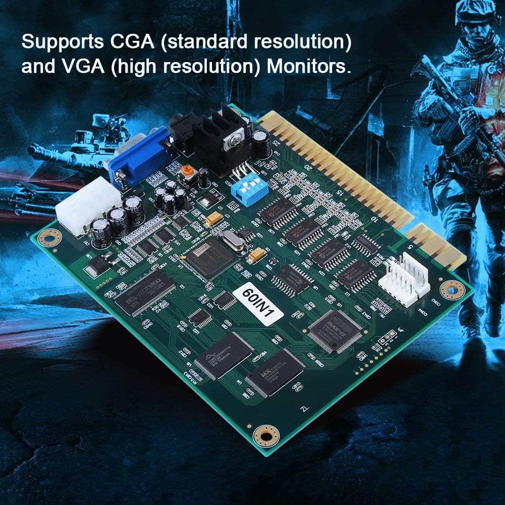 Arcade Game PCB Board with VGA/CGA Output 7k