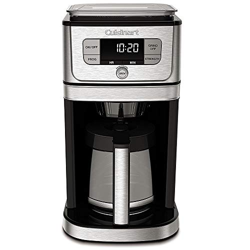 Automatic Burr Grind & Brew Coffee Maker 12-Cup Silver k7