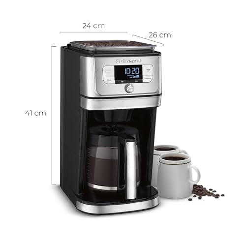 Automatic Burr Grind & Brew Coffee Maker 12-Cup Silver k7