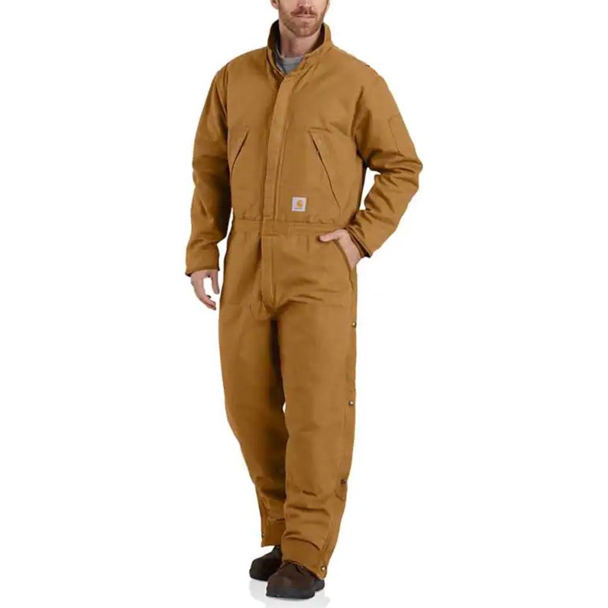 Insulated Coverall Brown Loose Fit 7k
