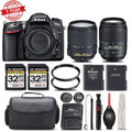 Nikon D7100 DSLR Camera ||Nikkor 18-140mm VR Lens ||55-300mm VR - Save Big Kit, Black - Curated Treasures Market