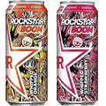 Rockstar Boom Energy Variety- Whipped Orange And Whipped Strawberry - 16 Ounce (Pack Of 12) - Curated Treasures Market