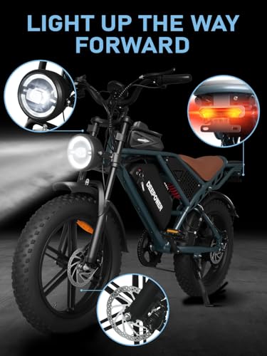 Electric Bike for Adults 1500W 30MPH Fat Tire eBike k7