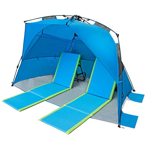 Beach Tent SPF 50+ Pop Up for 4 People x7