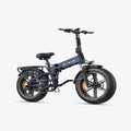 ENGWE Engine Pro 2.0 1200W Peak Power Folding Electric Bike for Adults, 75N.m ,Torque Sensor 4.0 * 20” Fat Tire 52V 16AH Battery, Up to 28MPH 68Mile Range, Full Suspension All Terrain，Blue - Curated Treasures Market