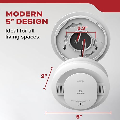 Smoke Detector with Battery Backup and LED Alerts k7
