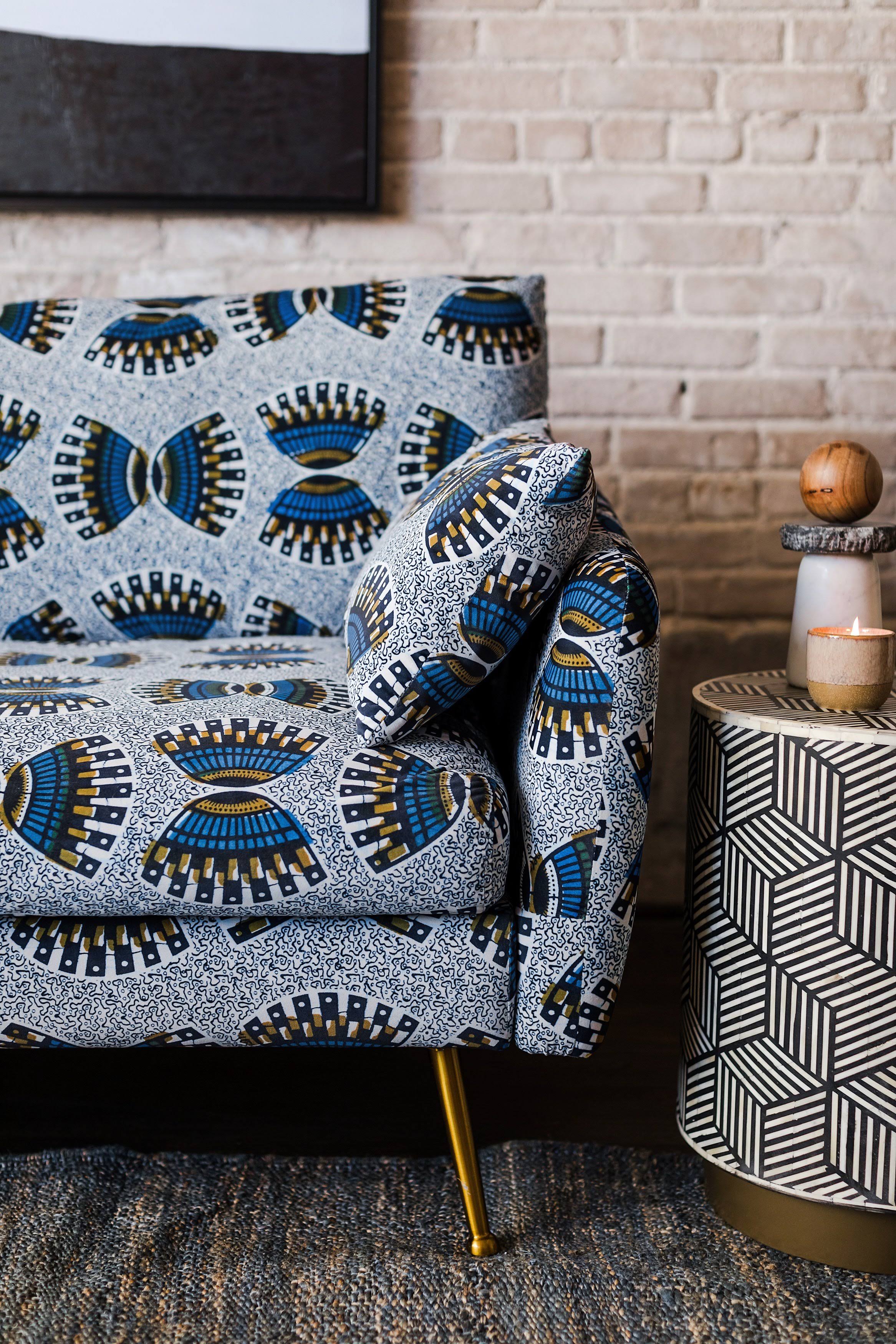 Modern Armchair Ankara Velvet Gold k7