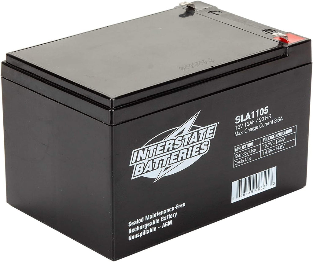 12V 12Ah Sealed Lead Acid Rechargeable Battery Pack of 2 q7