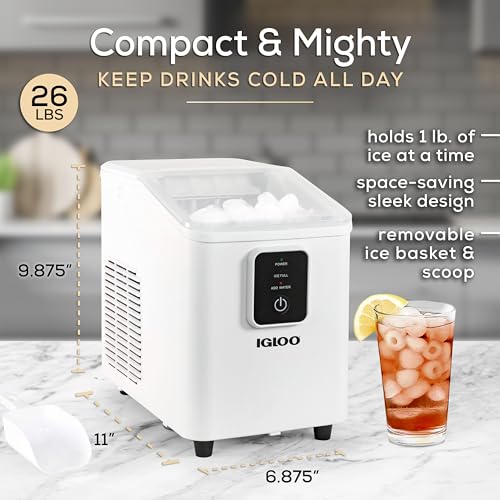 Electric Countertop Ice Maker Machine Portable 33lbs 24h Stainless Steel A7