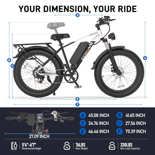 Electric Bike for Adults 48V Fat Tire eBike 7k