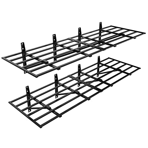 Heavy Duty Garage Storage Shelving 2-Pack Wall Rack 1600lbs a7