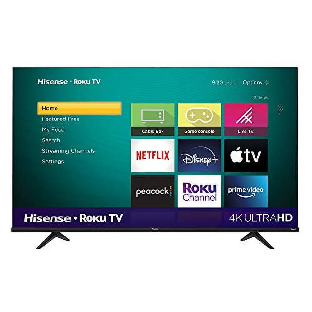 Hisense 65R6G - 65" Diagonal Class (64.5" viewable) - R6 Series LED-backlit LCD TV - Smart TV - Roku TV - 4K UHD (2160p) 3840 x 2160 - HDR - Curated Treasures Market