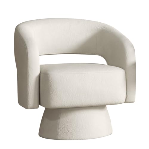 Velvet Swivel Barrel Chair Set of 2 Beige k7