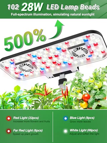 Hydroponic Growing System with Full-Spectrum Lights a7