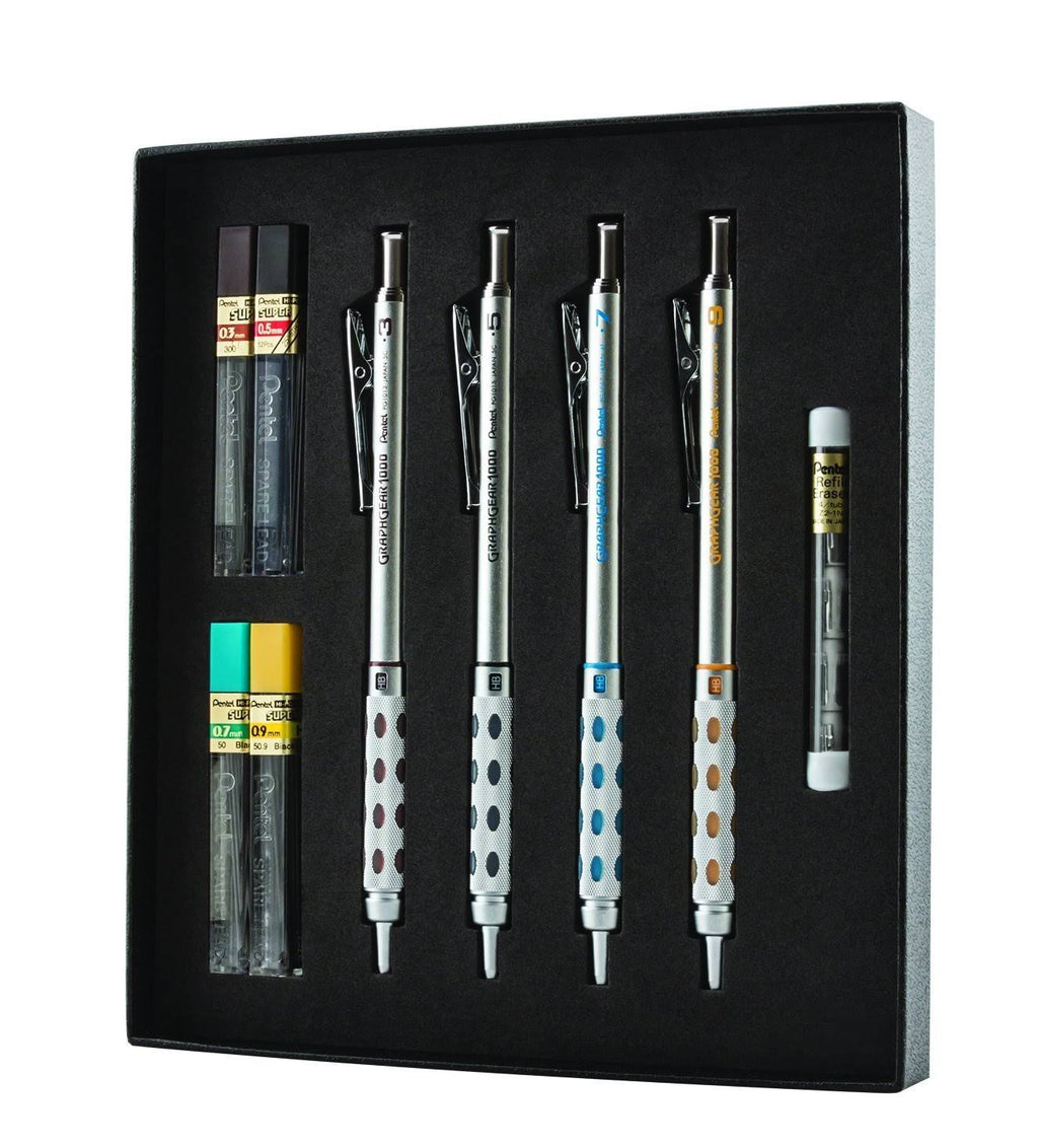 Pentel GraphGear 1000 Premium Mechanical Pencil Set