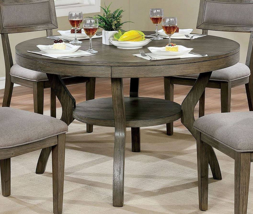 Round Dining Table Gray 7k
