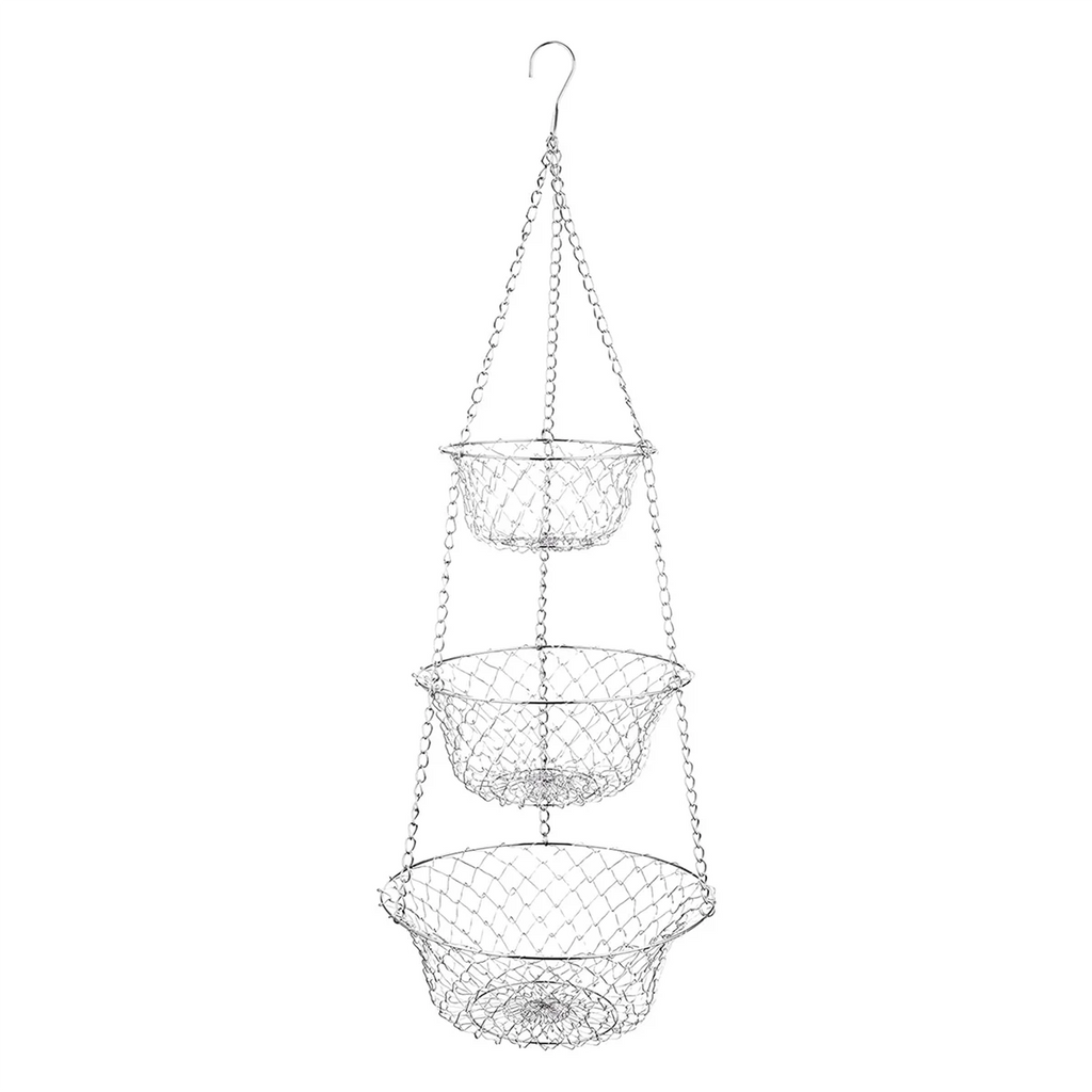 Fruit Basket Hanging Storage 3 Tier a7