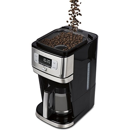Automatic Burr Grind & Brew Coffee Maker 12-Cup Silver k7