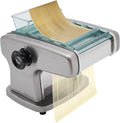 Electric Pasta Maker, 110V 135W Automatic Noodle Maker Machine Noodle Dough Pressing Machine for Commercial and Home Use, Adjustable Cutter Thickness (4* Blade)