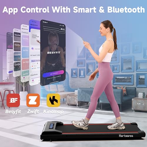 Walking Pad Under Desk Treadmill, Portable 2.5HP Quiet Machine 7k