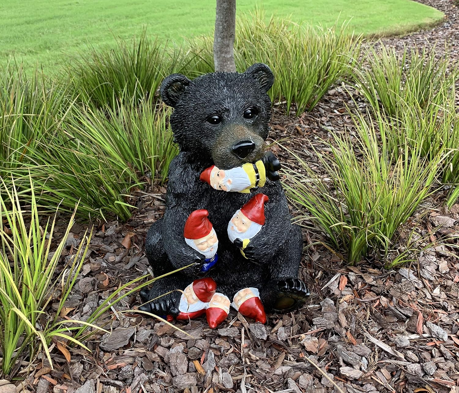 Garden Gnome Statue Lawn Patio Decor a7