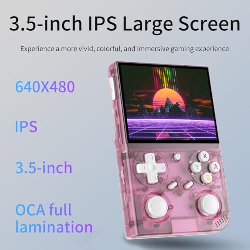 Retro Handheld Game Console 64G 4371 Games 3.5-Inch IPS Screen A7