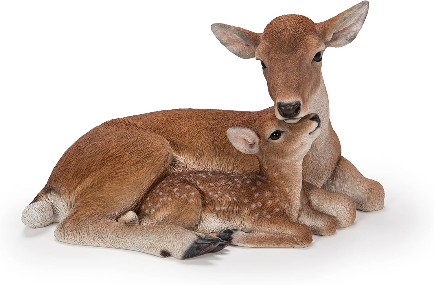 Garden Statue Mother and Baby Deer a7