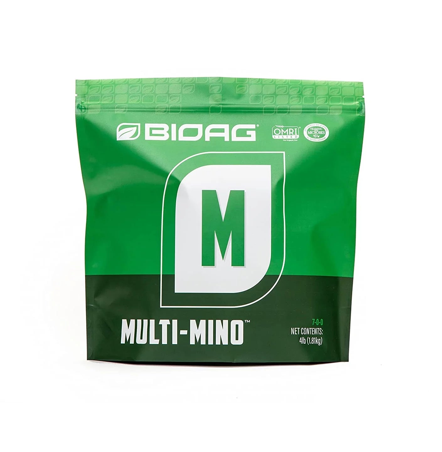 Multi-Mino Organic Micronutrient Fertlizer Powder - Improves Efficiency of Applied Fertilizers -4 lbs Bag by BioAg - Curated Treasures Market