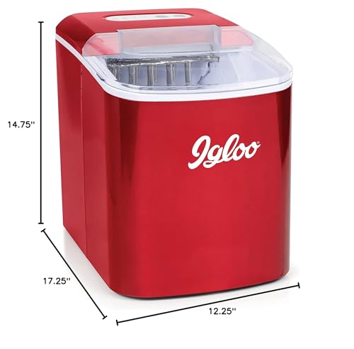 Electric Countertop Ice Maker Machine Portable 33lbs 24h Stainless Steel A7
