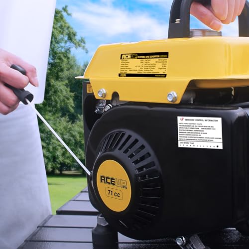 1200W Gas Powered Portable Generator for Camping Home Use A7
