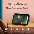 Amazon Echo Show 5 (newest model), Smart display with 2x the bass and clearer sound, Charcoal