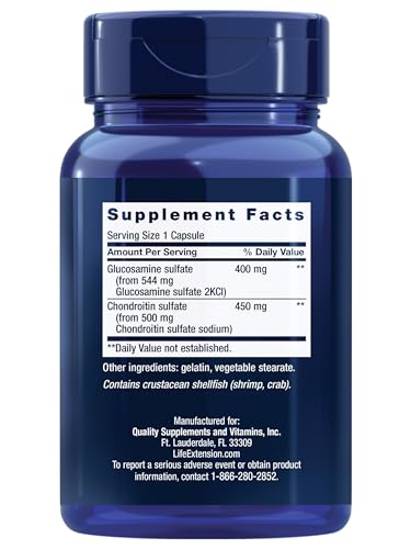 Glucosamine Chondroitin Capsules for Joint Health, 100 Count q7