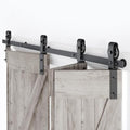 Bifold Sliding Barn Door Hardware Track Kit 4f