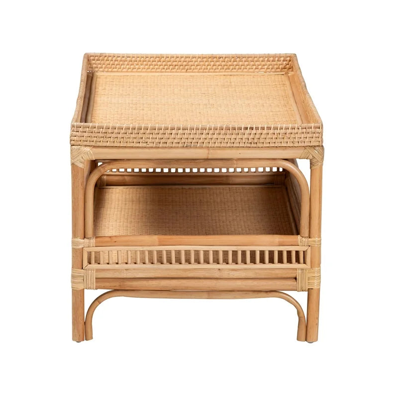 Rattan Coffee Table Bo7