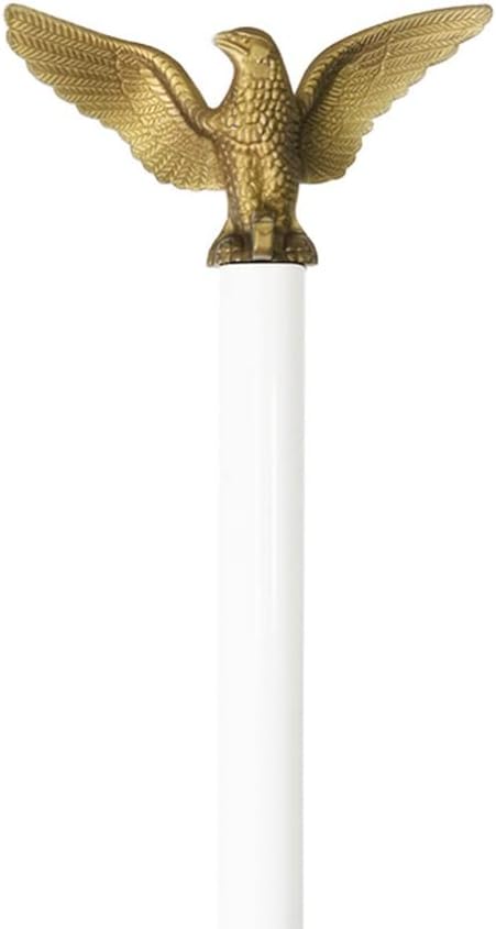 Plastic Flag Pole Eagle Topper Ornament Outdoor Decoration 7k