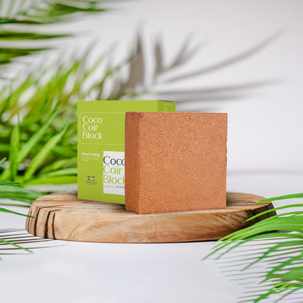 Organic Coco Coir Compressed Brick Low EC PH Balanced a7