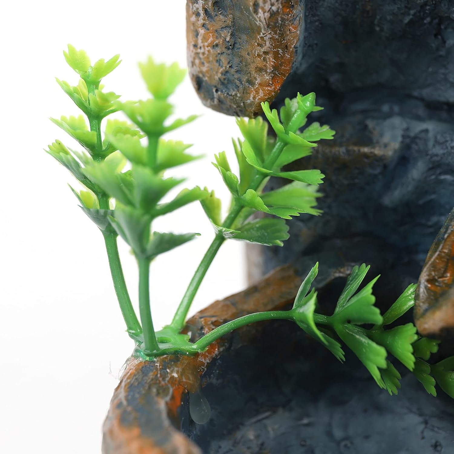 Indoor Tabletop Rock Water Fountain with LED Light a7